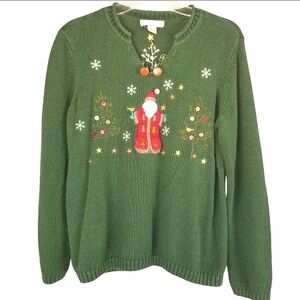 Christopher & Banks popover holiday sweater